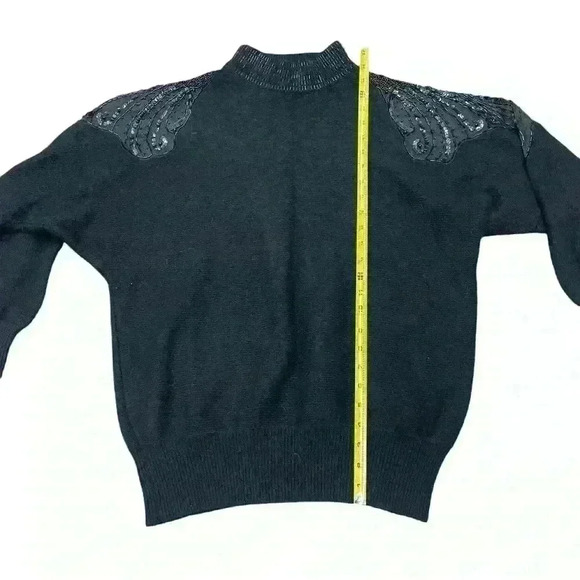 Vintage Cedars Woman Sweater Lambswool/Angora/Nylon blend Made In Hong Kong SZ L - Picture 2 of 5
